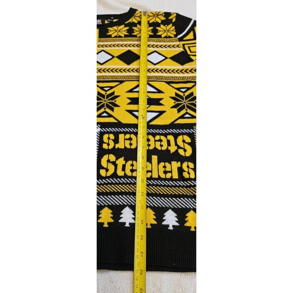 NFL Pittsburgh Steelers Busy Block Ugly Sweater Large NFL Team Apparel - Picture 6 of 10
